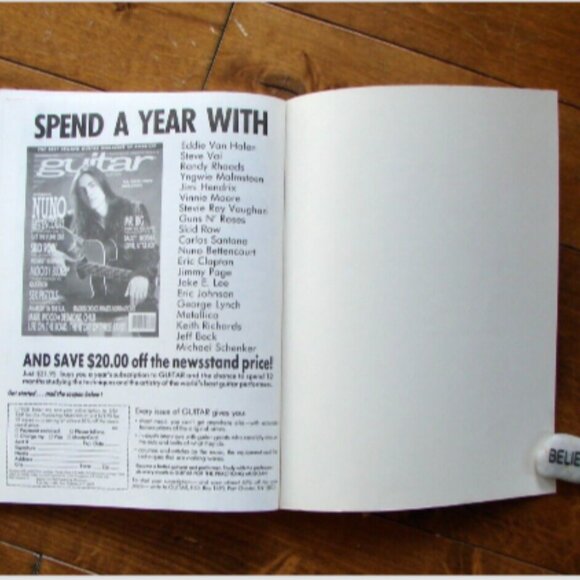 Guns N' Roses Use Your Illusion II Guitar Vocal Music Book Color Fold Out Poster - Picture 8 of 9